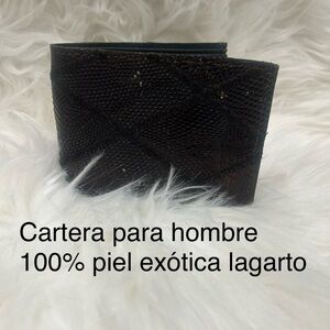 Brown Exotic Leather Wallet